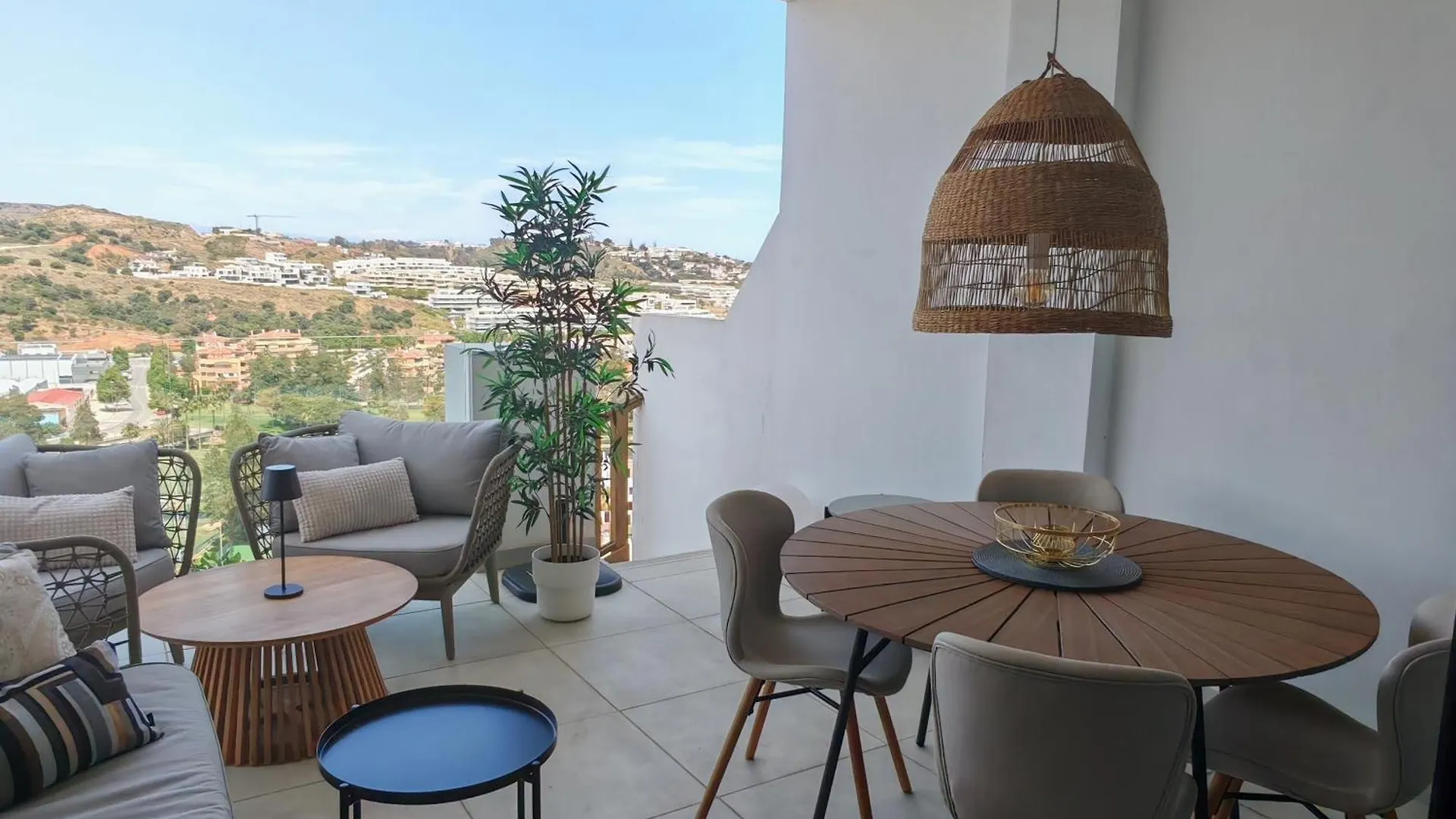 Garden Apartment With Incredible Views In Casa Banderas La Cala De Mijas